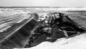 Tagebau Haselbach 1975